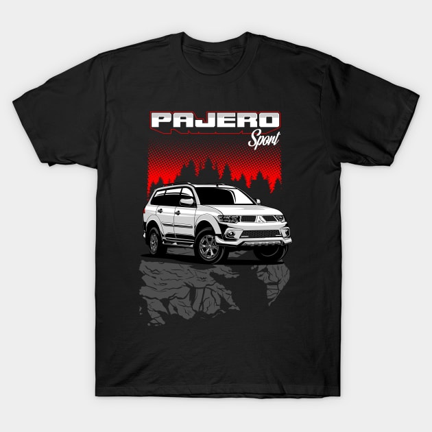 Mitsubishi Pajero Sport T-Shirt by aredie19